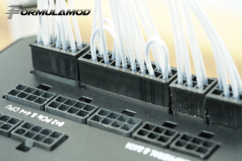 FormulaMod Fm-HS-SL, полностью модульные кабели PSU, посеребренные 18AWG, для Asus THOR& sesonic Focus/Prime Series