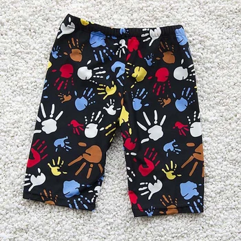 Boys Swim Trunks For 3-12Y Kids Knee Length Shorts Swim Beach Wear Fifth Pants Cartoon Boys Kids Trunks Swimsuit Bathing Suits 1