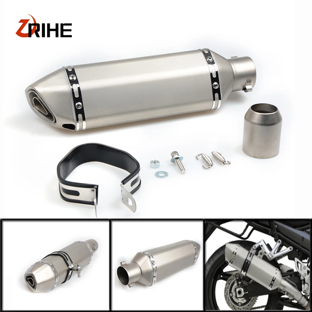 

High Quality Universal 36-51 Motorcycle Exhaust Pipe Modified Muffler PipeFor Yamaha fz1 fazer R6S USA VERSION xjr1300 fjr 1300