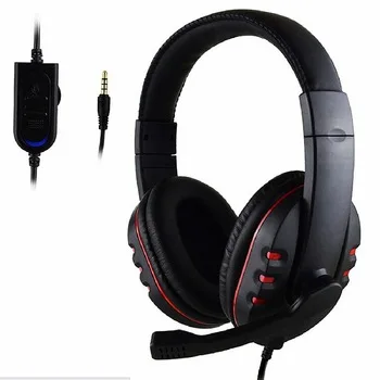 High Quality 3.5mm Jack Game Wired Stereo Headband Headphones Hand Free Games Earphones with Micr Headset For PS4 PC Mac O3