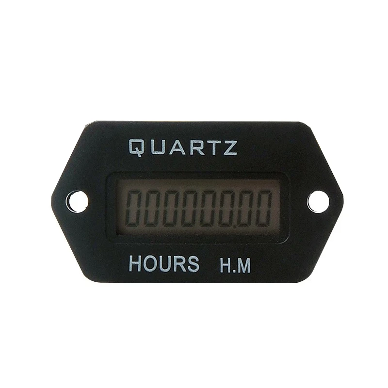 

SYS-1 Digital Hour Meter Counter Meter Counter Timer Relay for Generator Excavator Mower Bulldozer LCD Industrial Resettable