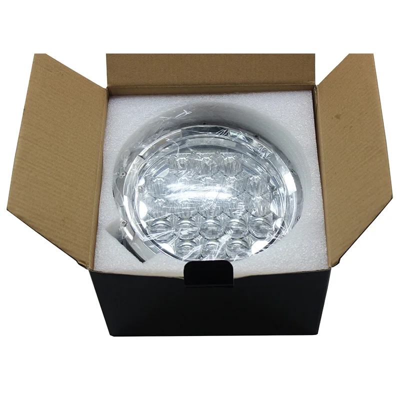 FADUIES 7 inch Round Black 105W 5D Motorcycle LED Daymaker Projector Headlight For Harley Davidson Motorcycle 7 LED headlamp (19)