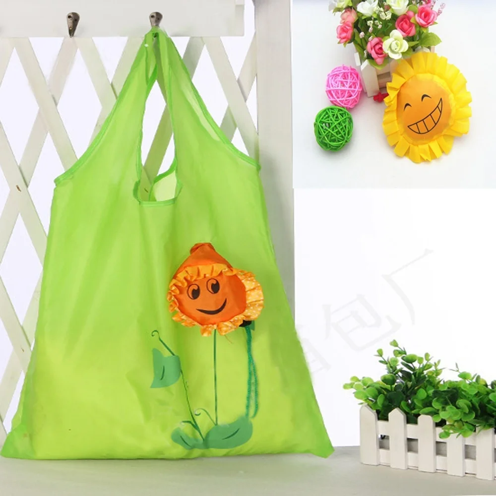 1 PC Mixed Fashion Eco friendly Tote Bag Cartoon Lovely Flower ...