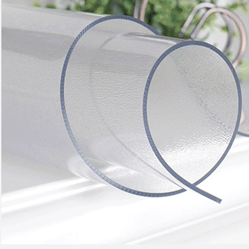 1PC PVC Waterproof Tablecloth Home Textile Kitchen Table Cover Oil cloth Soft Glass Tablecloth Thickness 1mm