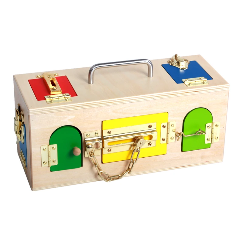 Montessori niños juguete sensorial Montessori de madera caja educativos Juguetes de aprendizaje Juguetes Brinquedos ME2164H - 3
