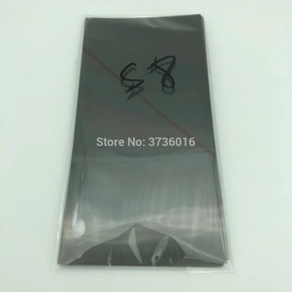 10 шт./пакет поляризатор пленка для samsung S8 s9 plus Note 8 9 G950 G955 G960 G965 ЖК дисплей сенсорный