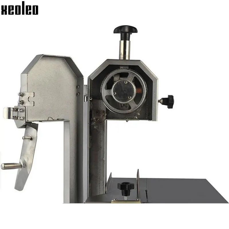 Tanie Maszyna do cięcia kości XEOLEO maszyna do cięcia kości nóż do mrożonego mięsa handlowa maszyna do cięcia żebra ryba mięso wołowina maszyna 110 V 220 V