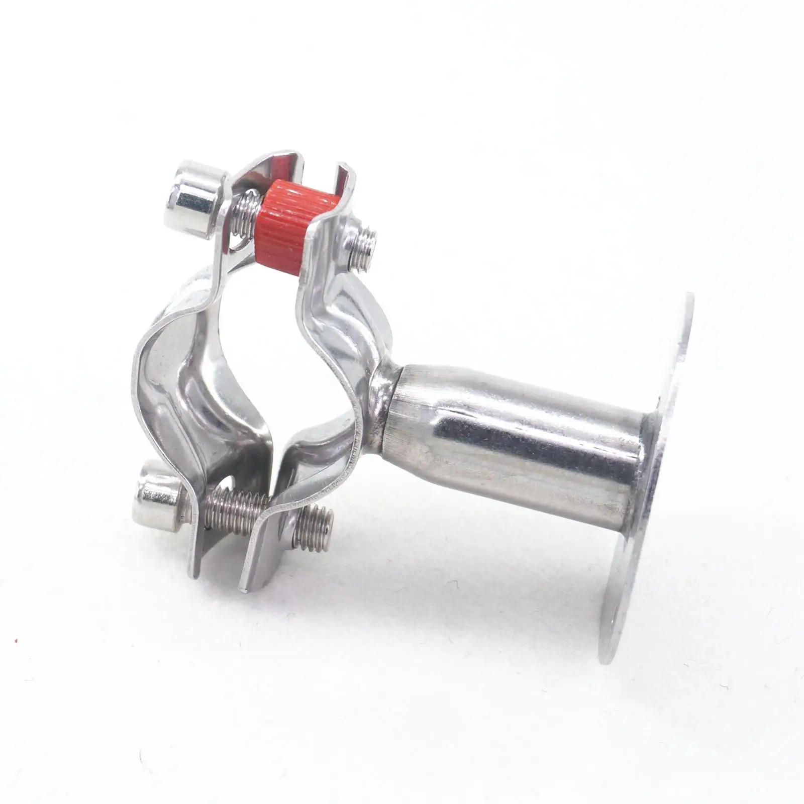 32mm Stainless Steel Pipe Clamp Clip Support bracket with base plate