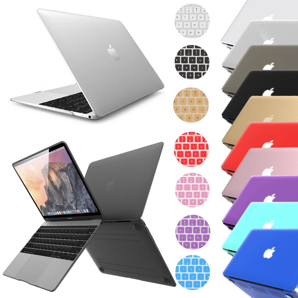 

Keyboard Cover Skin+Laptop Hard Matte Rubber Case Cover for Macbook Case Pro 13" 2016 Release with Touch Bar A1708