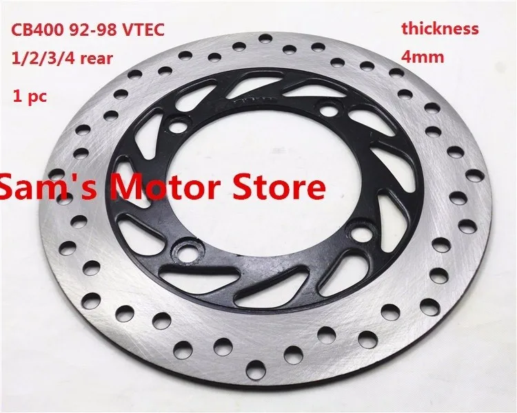 CB400 1992-1998 1999-2008 VTEC 1/2/3/4 спереди и сзади ротор тормозов мотоцикла тормозной диск тормозные диски