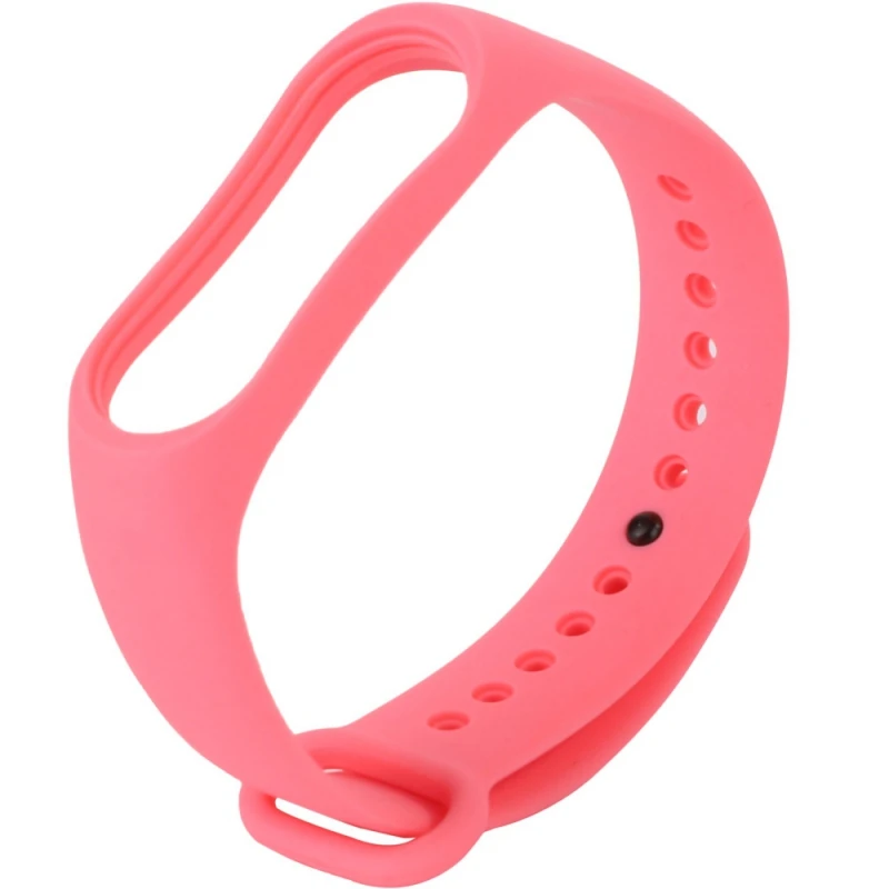 Силиконовый ремешок на запястье для Xiaomi Mi Band 3 цветной смарт браслет