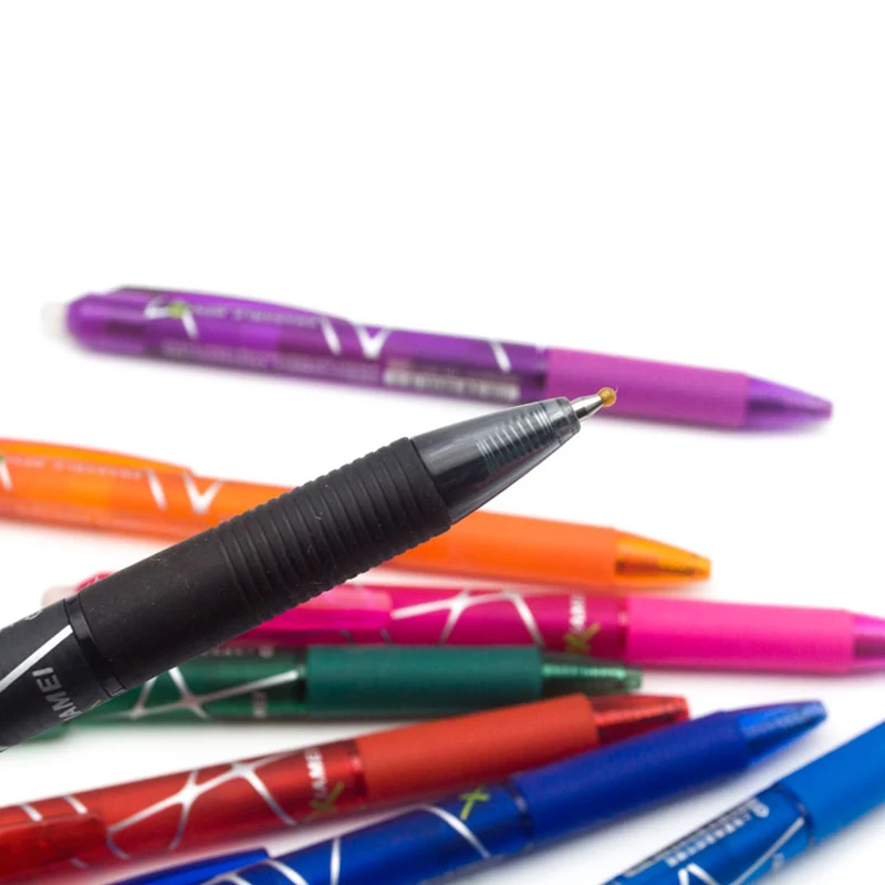 Xiamei 0,5 мм стираемая ручка фрикционный стирающийся гель чернила Ручка канцелярия для учеников черные гелевые ручки офисные школьные принадлежности 8 цветов на выбор