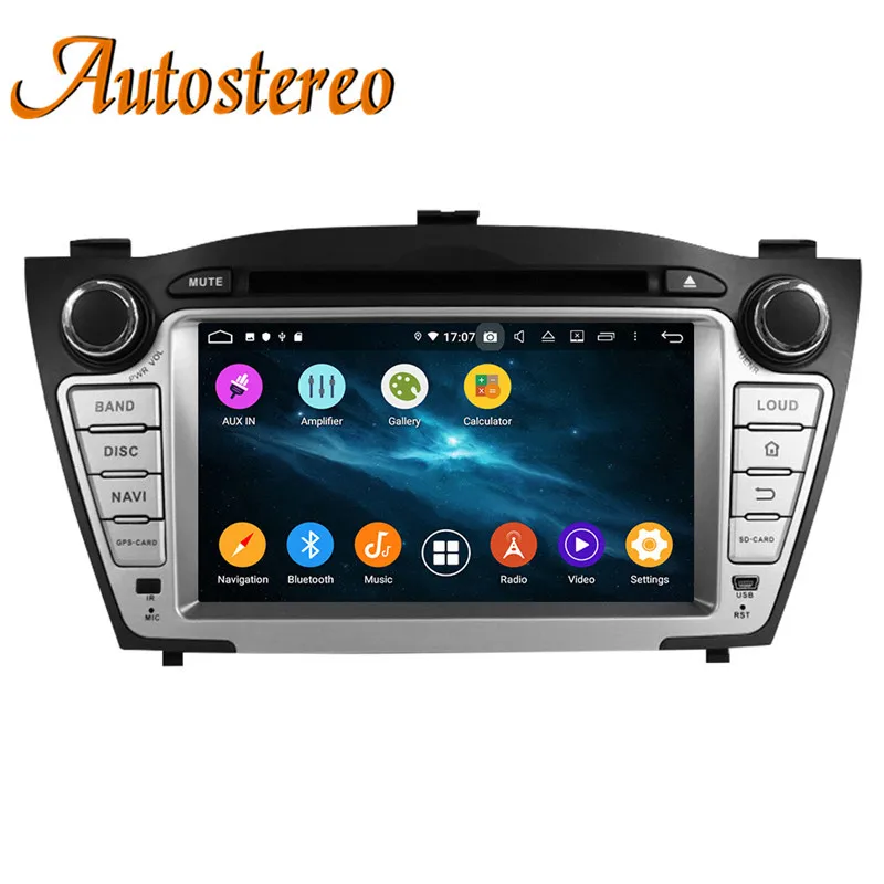 Discount The newest Android 9.0 Car DVD player GPS Navigation For Hyundai IX35 Tucson 2009-2015 Stanav multimedia radio tape recorder 5