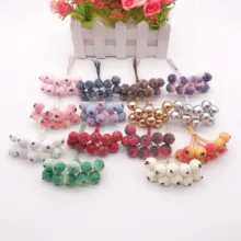 10 шт. 11 см маленькие ягоды искусственный цветок пена жемчуг тычинки вишня для свадьбы Рождество украшения