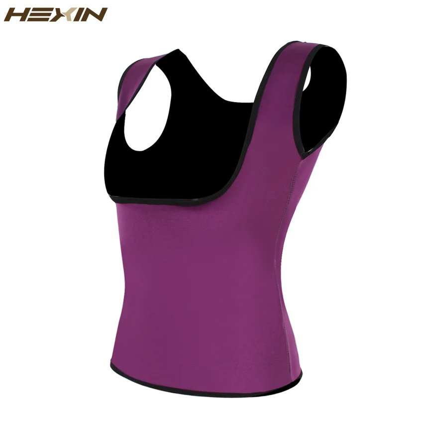 HEXIN неопреновый жилет для тренировок по талии, Fajas Sweat Body Shaper, Корректирующее белье для похудения, майка, корсет для занятий спортом, подгрудная Талия 6XL