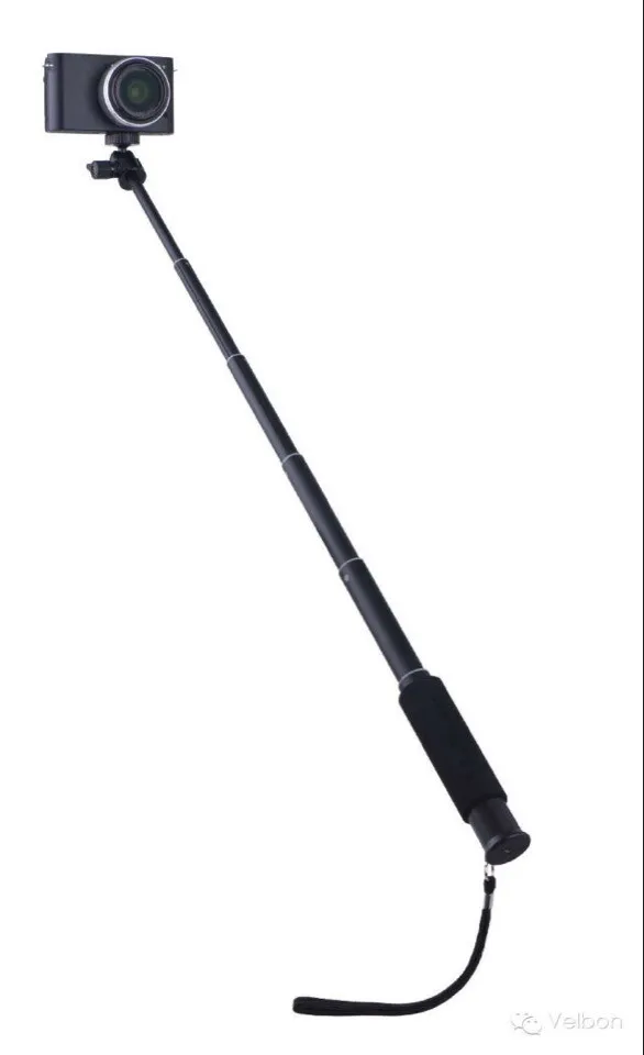 Free shipping mini tripod VELBON Extendable Handheld Self portrait Monopod Tripod Adapter for Camera Cell Phone