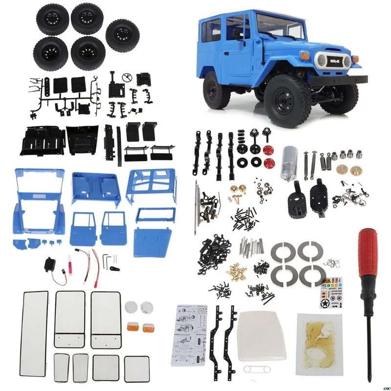 WPL C34 KIT/WPL C34 KIT версия 1:16 FJ40 4WD альпинистский внедорожник Грузовик пульт дистанционного управления автомобиля DIY аксессуары