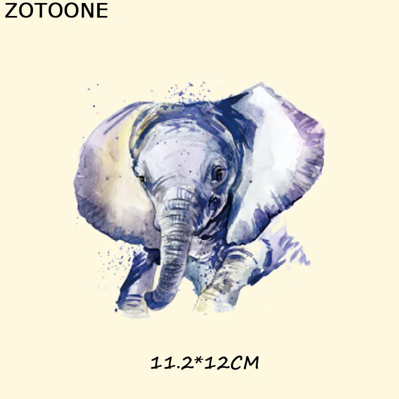 ZOTOONE Симпатичные нашивки с животными термоклейкие для одежды Детский