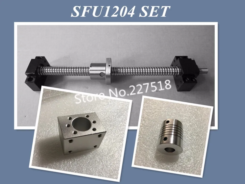 

SFU1204 set: SFU1204 rolled ball screw C7 with end machined + 1204 ball nut + nut housing+BK/BF10 end support + coupler RM1204