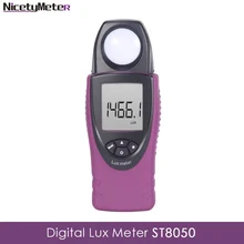 Nicetymeter ST8050 портативный FC/LUX дисплей 30000 Люкс карманный цифровой люкс-метр, светильник, спектрометр, УФ-метр