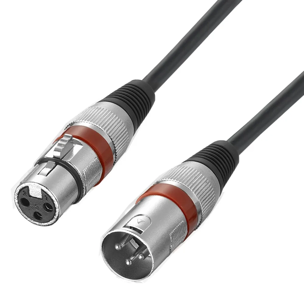 Кабель Bochara 3Pin XLR Папа мама аудиокабель для микрофона микшера 1 м 8 3 4 5 6 7 10 15 20 м|audio
