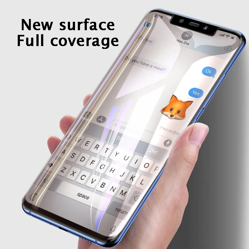 Fulcol закаленное стекло для huawei mate 20 Pro 9 H Полное покрытие экрана протектор X Lite HD