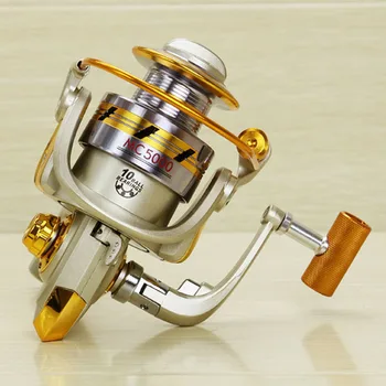 

10 Ball Bearings 5.5 : 1 fishing reel Spinning Reels Brand MC1000-7000 full metal EXchange Handles Line Cup Fishing Gear