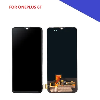 

6.41' LCD Display for Oneplus 6T six T 1+6T A6010 A6013 AMOLED LCD Screen Touch Panel Assembly Phone Repair Spare Parts Black