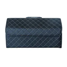 Car Trunk Organizer Box Storage Bag Auto Trash Tool Bag PU Leather Folding Large Cargo Storage Stowing Tidying Car Accessories new car multi pocket organizer black trunk toy food folding storage truck cargo container bag box auto accessory stowing tidying