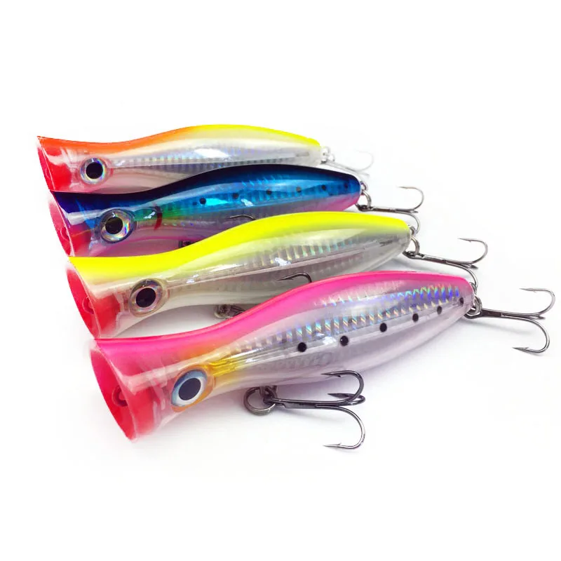 Buy 1PCS Big Popper Bait Hard Fishing Lure Pink Blue