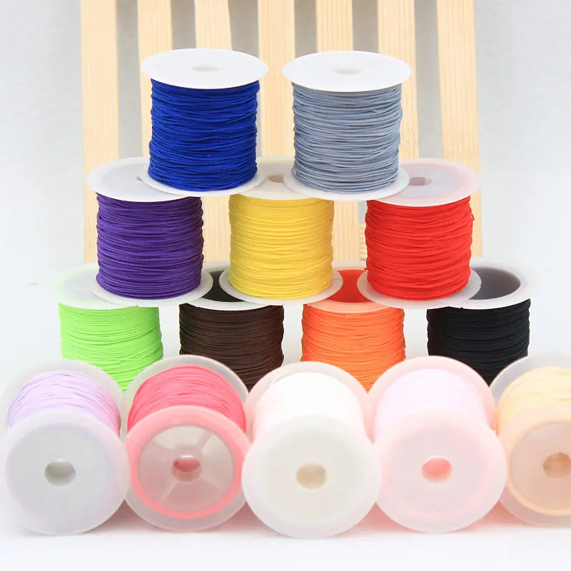 

25Yards/roll Rope Satin Rattail Polyester Nylon Cords/String Chinese Knot Cord DIY Clothing package Bracelet Jewelry Findings