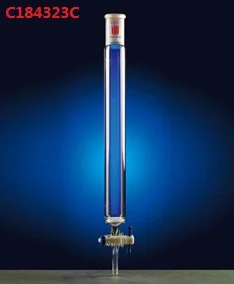 

C184322C Chromatography Column, Column O.D.:32mm, Column I.D.:26.0, Effective Length inch:254mm, Joint:24/40, Stopcock Bore:2mm
