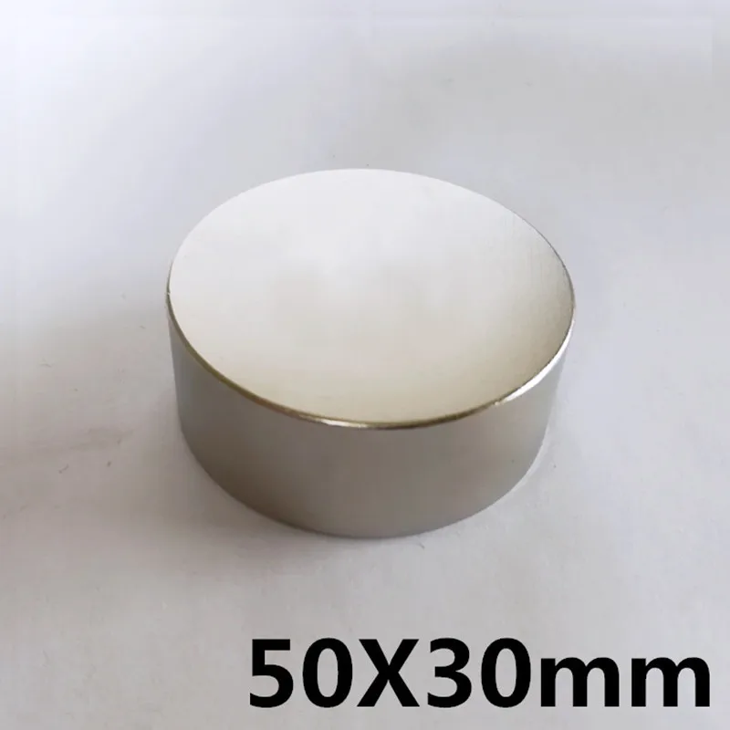 

1pcs 50 * 30mm super strong neodymium magnet N35 disc permanent magnet rare earth art process neodymium iron boron magnet
