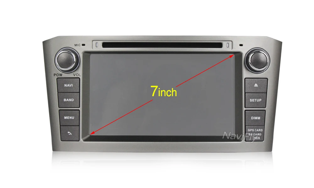 Flash Deal NaviFly PX3 2G RAM 7"2 din Android 7.1.1 car radio dvd player for Toyota Avensis t27 2003-2008 WIFI BT RDS GPS 6