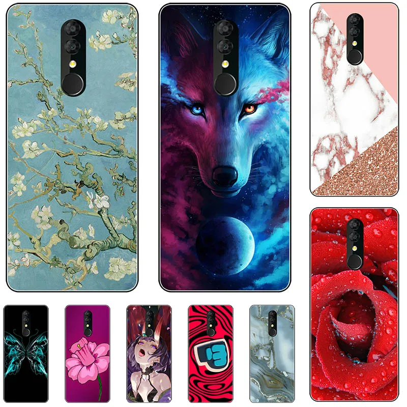 Чехол чехол для Alcatel 3 2019 5053Y 5053D 5053K крышка силиконовый на заднюю панель из ТПУ