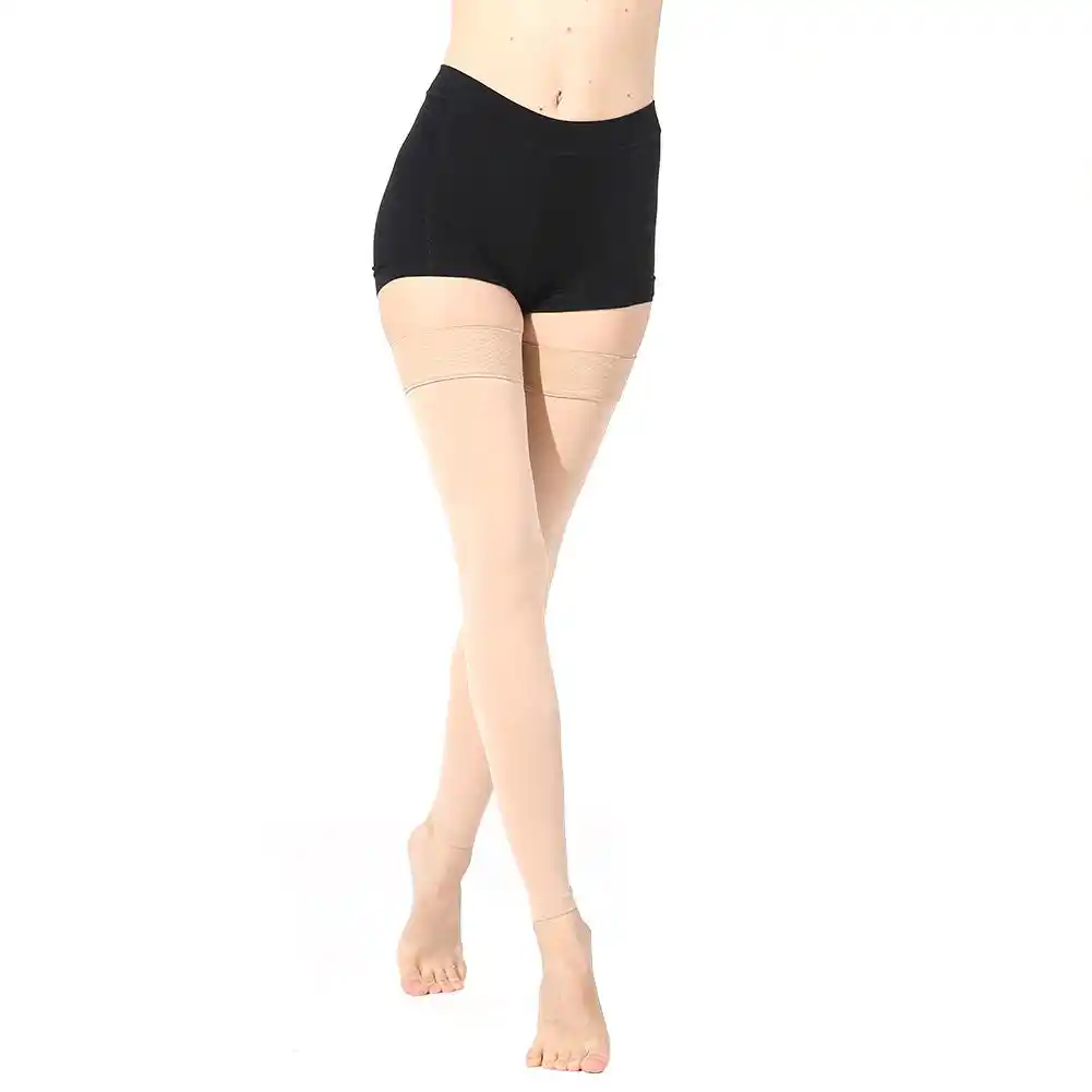 footless thigh high compression stockings