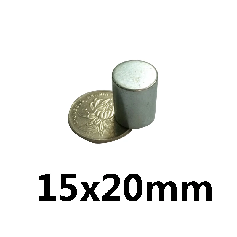 

1pcs neodymium magnet 15x20mm N35 Small Disc Round Super Strong magnets 15*20 mm Powerful Rare Earth Neodymium Magnets 15x20 mm