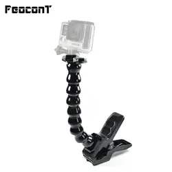 Скелеты кадров Flex-зажим с гибкой Регулируемый моноблочной для Gopro 6 5 герой Yi 4 К аксессуары для экшн камеры