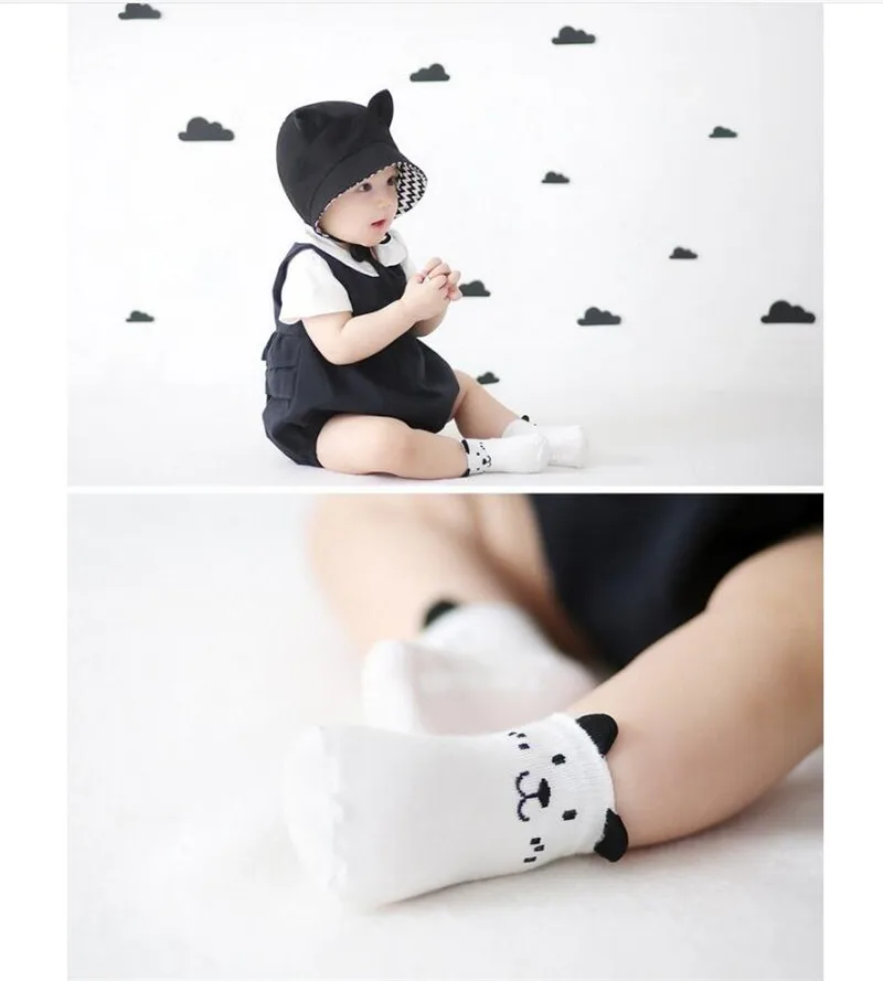Милые детские носки с животными на резиновой подошве, нескользящие носки для маленьких мальчиков и девочек, одежда для новорожденных, милые носки для детей, От 0 до 2 лет