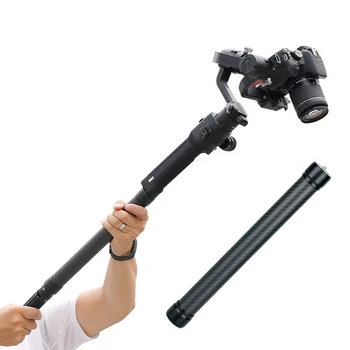 

Carbon Fiber Extension Pole Stick 1/4'' 3/8Thread Stabilizer Rod Professional Monopod For DJI Ronin S Moza Air 2 Stable&Durable