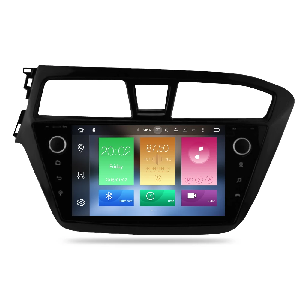 Perfect Android 9.0 Car DVD Stereo Multimedia Headunit For HYUNDAI I20 2015  Auto PC Radio GPS Navigation Video Audio 4G RAM 1