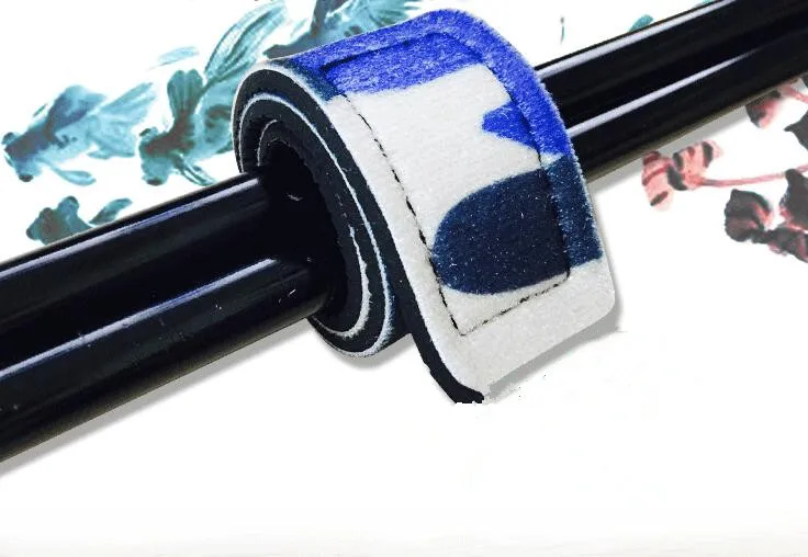 

2019 Reusable Fishing Rod Tie Holder Strap Suspenders Rod Belt Hook Loop Cable Ties Fishing Tackle Box Accessories