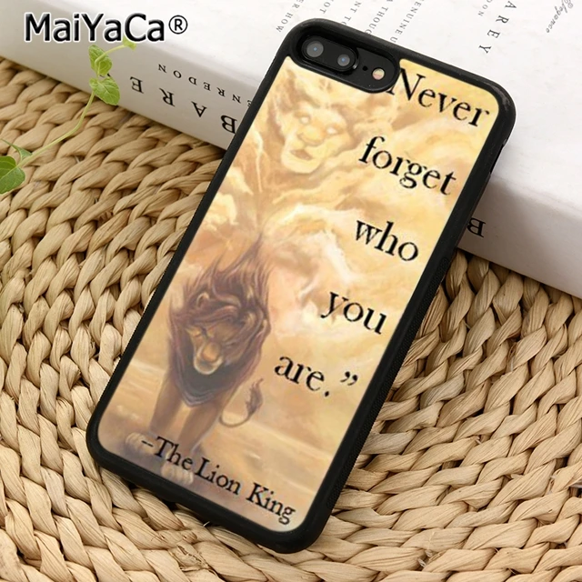 Чехол MaiYaCa Lion King для iPhone 5 6 s 7 8 plus 11 pro X XR XS Max Samsung Galaxy S6 S7 edge S8 S9 |