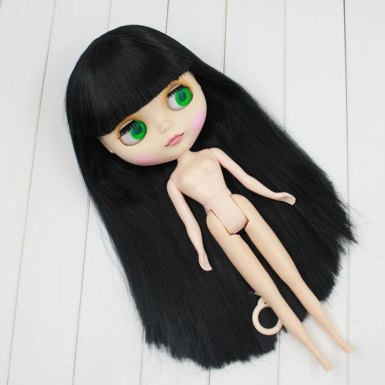 

Black hair doll, Matt face, Blyth