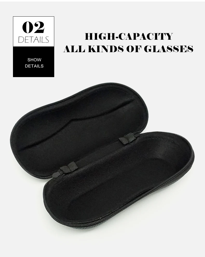 1 (3) MINIMUN Lattice Sunglasses Case High Quality Women Men Glasses Box Zipper Eyewear Cases Eyewear Accessories 