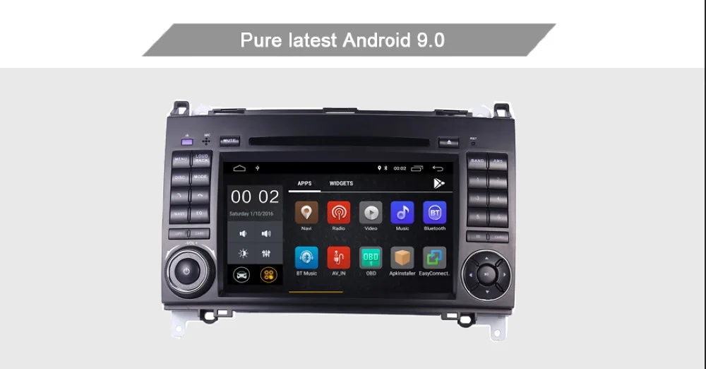 " ips сенсорный экран Android 9,0 автомобильный dvd-плеер для Mercedes-benz B200 W169 A160 Viano Vito gps NAVI Радио BT wifi 3g dvr карта