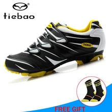 TIEBAO гоночная обувь из ТПУ с подошвой для горного велосипеда, Мужская велосипедная обувь для велоспорта, Спортивная дышащая обувь для триатлона, спортивная обувь для езды на горном велосипеде