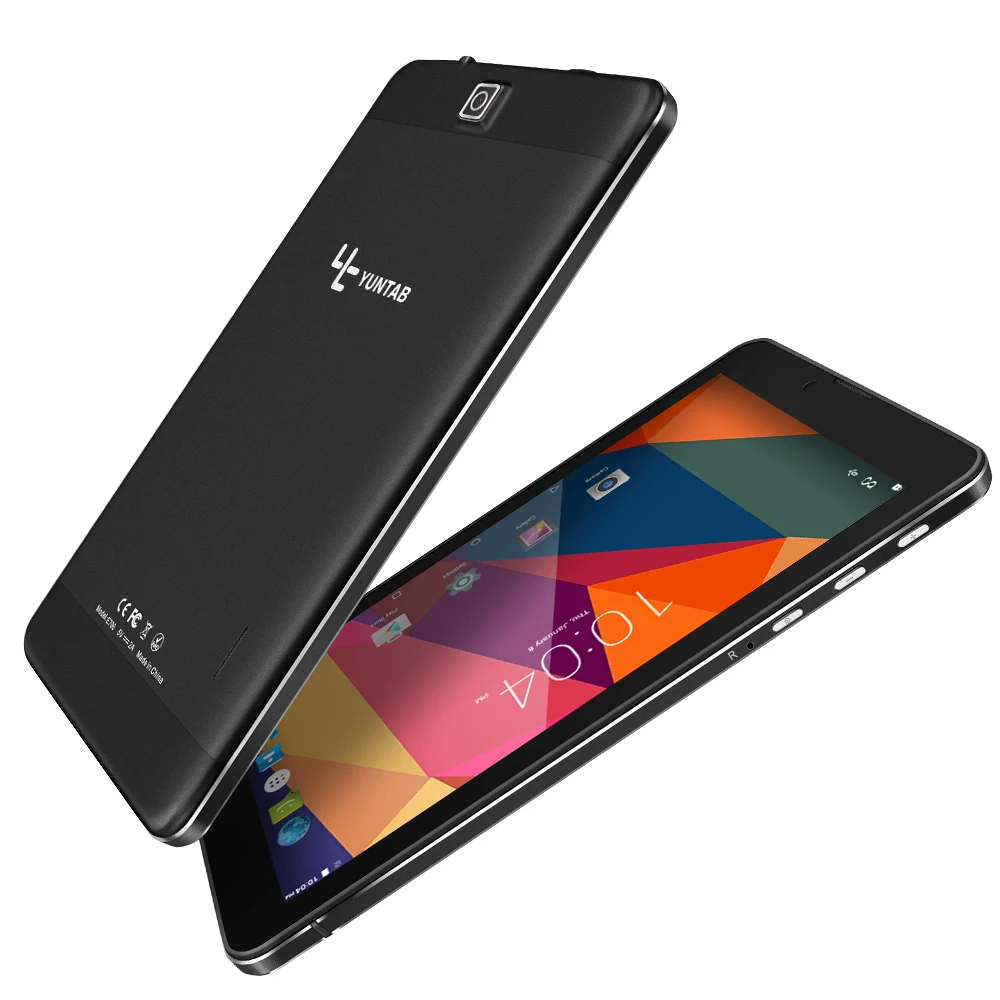

Yuntab E706 7 Inch Quad Core Google Android 5.1 Alloy Tablet Unlocked smartphone 1G+8G Dual Camera Support 3G Dual SIM Card