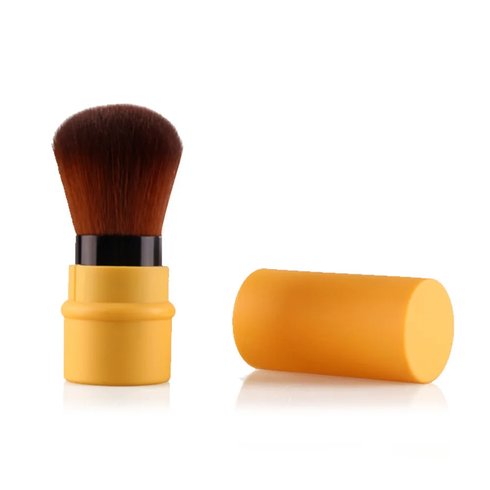 Кисть для жидкой основы кисти для макияжа инструменты Выдвижной Косметические Кисти Набор brochas de maquillaje lote szczotka# y2 - Handle Color: Цвет: желтый
