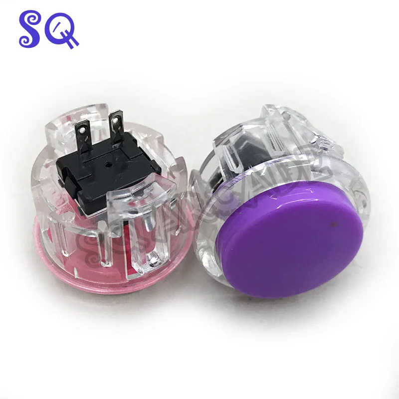 

Clear surround 30mm Arcade Push Button Switch Built-in Micro Switch Perfect Replace SANWA OBSF-30 OBSN-30 OBSC-30 Push Button